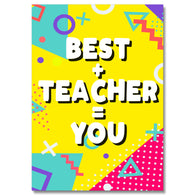 Best + Teacher = You Card